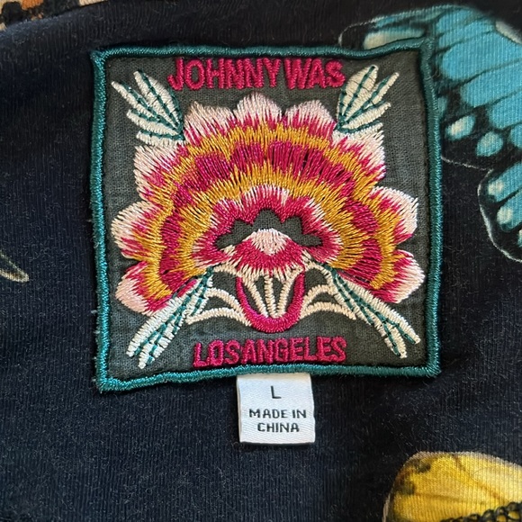 Johnny Was large long sleeve tee - Picture 3 of 6